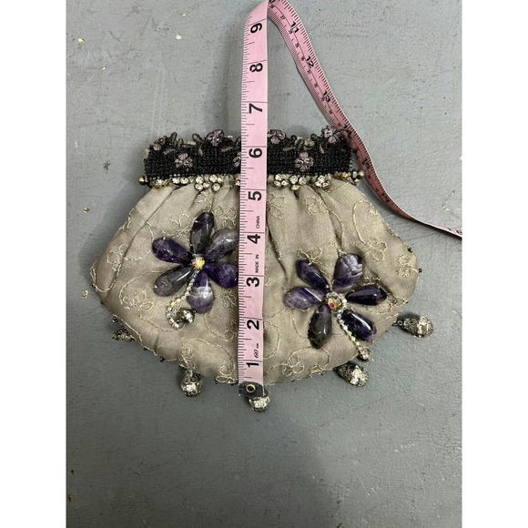 Mary Frances Tan Embroidered Beaded Clutch - Picture 5 of 5